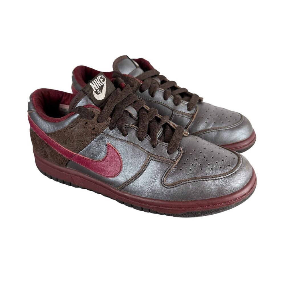 Nike‎ Dunk Low Dark Cinder Red Women Size 6 309324-261 SB Skate Released 2006